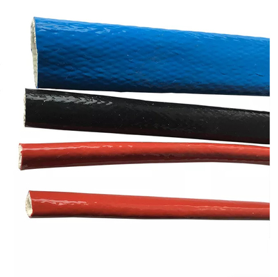 Bouclier thermique à hautes températures d'isolation d'échappement de douille de fil de fibre de verre enduite de silicone