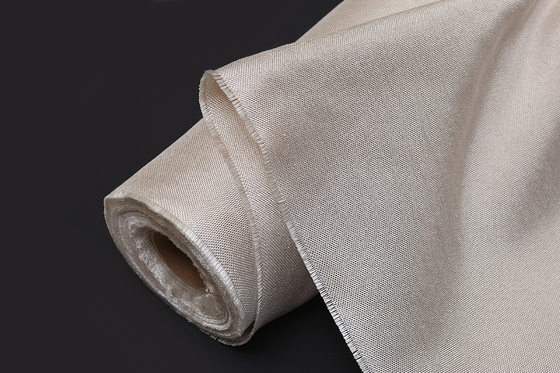 Haut tissu de fibre de verre de silice de tissu à hautes températures blanc de fibre de verre pour l'industrie