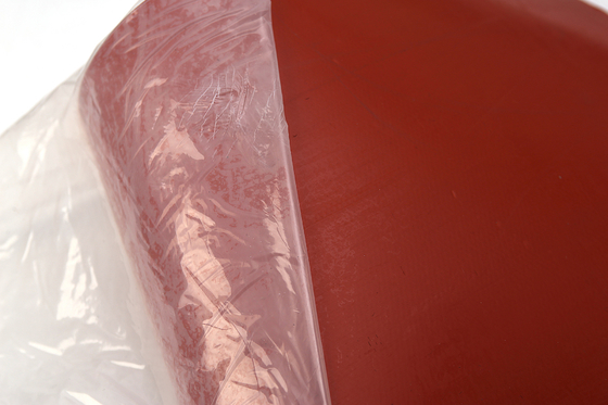 tissu de fibre de verre de revêtement caoutchouc siliconé de tissu d'isolation thermique de 0.8mm