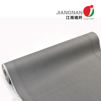 tissu de fibre de verre renforcé par fil de CoatedFiberglass de polyuréthane de l'acier inoxydable 650 de 0.65mm pour le rideau ignifuge
