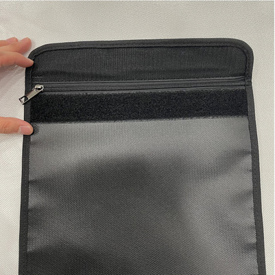Stockage ignifuge enduit de silicone coloré de sac de dossier pour des documents, passeport