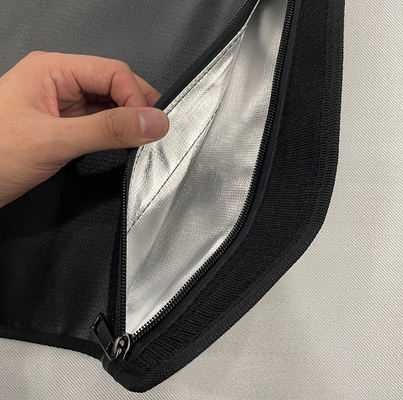 Sac sûr de dossier de double couche de sac de voyage imperméable ignifuge de Ministère de l'Intérieur avec la serrure