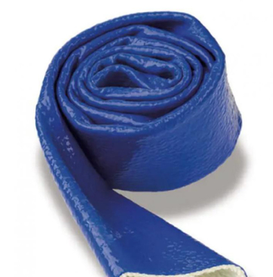 Haute température gainante d'isolation enduite de silicone élastique molle de fibre de verre