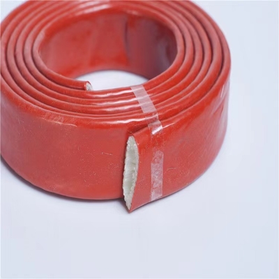 Fibre de verre en caoutchouc de silicone de GV gainant pour la protection froide de la température