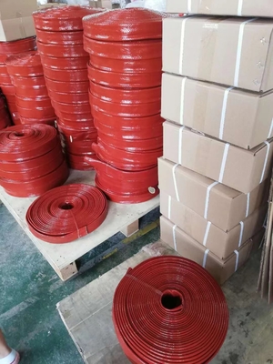 Fibre de verre à hautes températures en caoutchouc de silicone gainant pour des fils de câbles