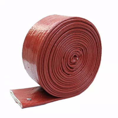 Bouclier thermique à hautes températures d'isolation d'échappement de douille de fil de fibre de verre enduite de silicone