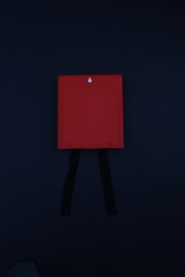 Profil en plastique rouge en plastique de PVC de place de boîte moulage par par injection pour la couverture du feu