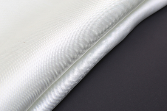 Tissu filtrant de fibre de verre blanche