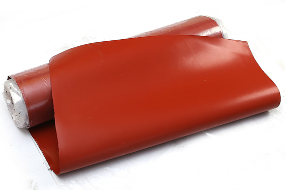 Feuille résistante au feu en caoutchouc de silicone de tissu enduit de silicone de fibre de verre d'isolation