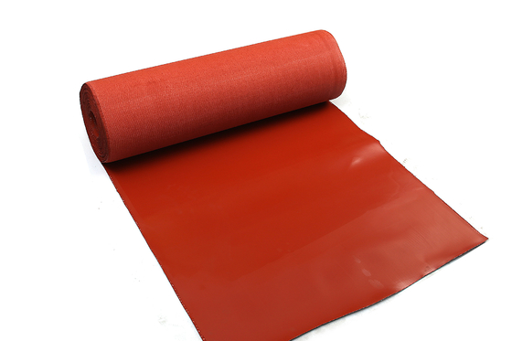 Tissu enduit de silicone résistant de fibre de verre pour la douille d'isolation de résistance thermique