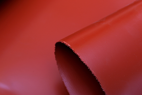 Tissu enduit de silicone résistant de fibre de verre pour la douille d'isolation de résistance thermique