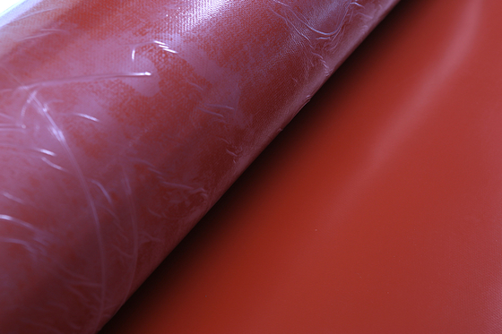 Tissu enduit de silicone ignifuge de fibre de verre utilisé pour le joint de dilatation