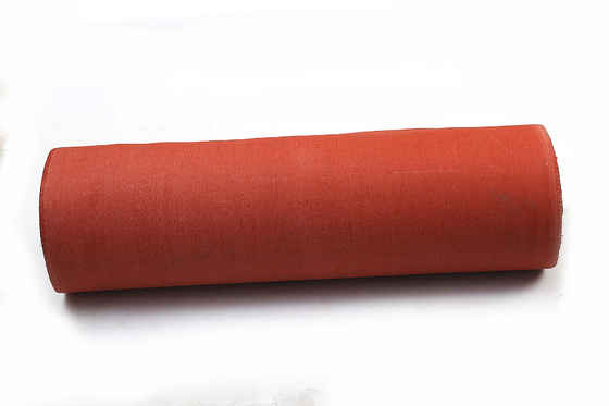 Tissu enduit de silicone latéral simple de tissu de fibre de verre pour ignifuge