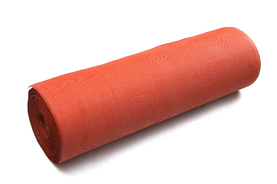 Tissu enduit de silicone latéral simple de tissu de fibre de verre pour ignifuge