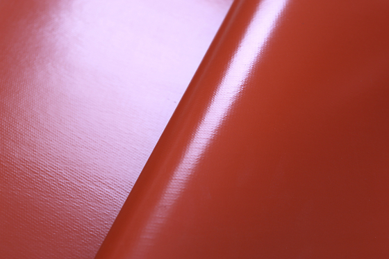 Résistance enduite de silicone de forte intensité de la température de tissu de fibre de verre