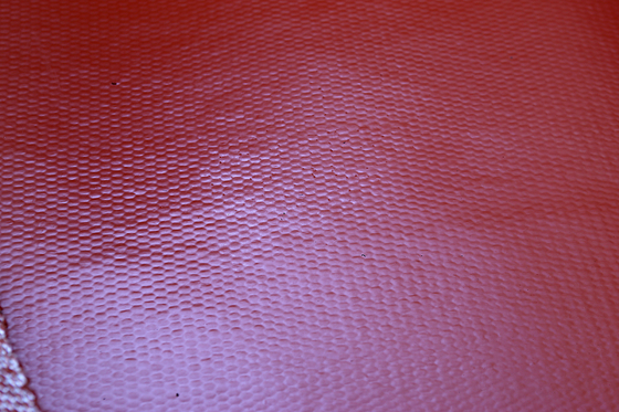 Tissu enduit ignifuge de fibre de verre en caoutchouc de silicone la température fonctionnante de 260 degrés