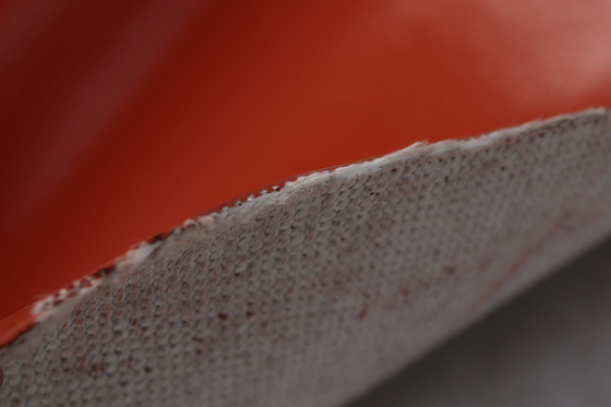 Résistance à hautes températures douce de silicone de tissu lisse industriel de fibre de verre