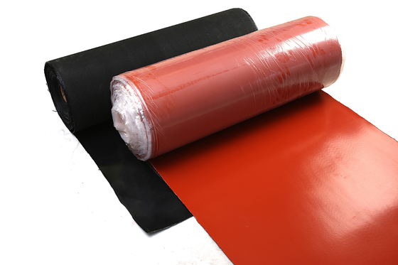 tissu enduit de silicone de élargissement extérieur 2.0mm de la fibre de verre 3300gsm