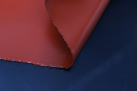 tissu enduit de silicone de élargissement extérieur 2.0mm de la fibre de verre 3300gsm