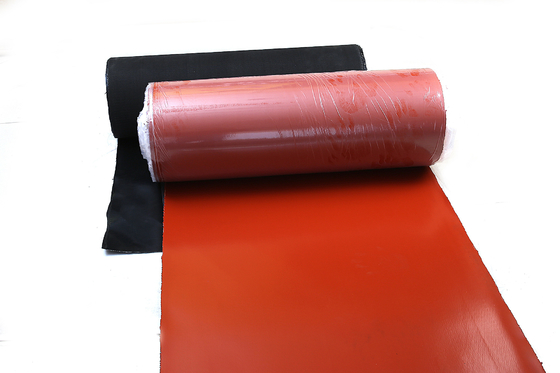 Tissu mince enduit de silicone de fibre de verre résistant à la chaleur