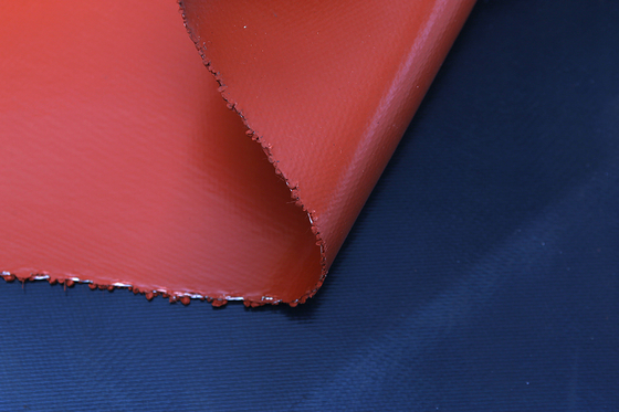 Tissu mince enduit de silicone de fibre de verre résistant à la chaleur
