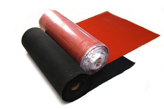 1.5m enduit de silicone résistant à hautes températures tissu de fibre de verre armure toile